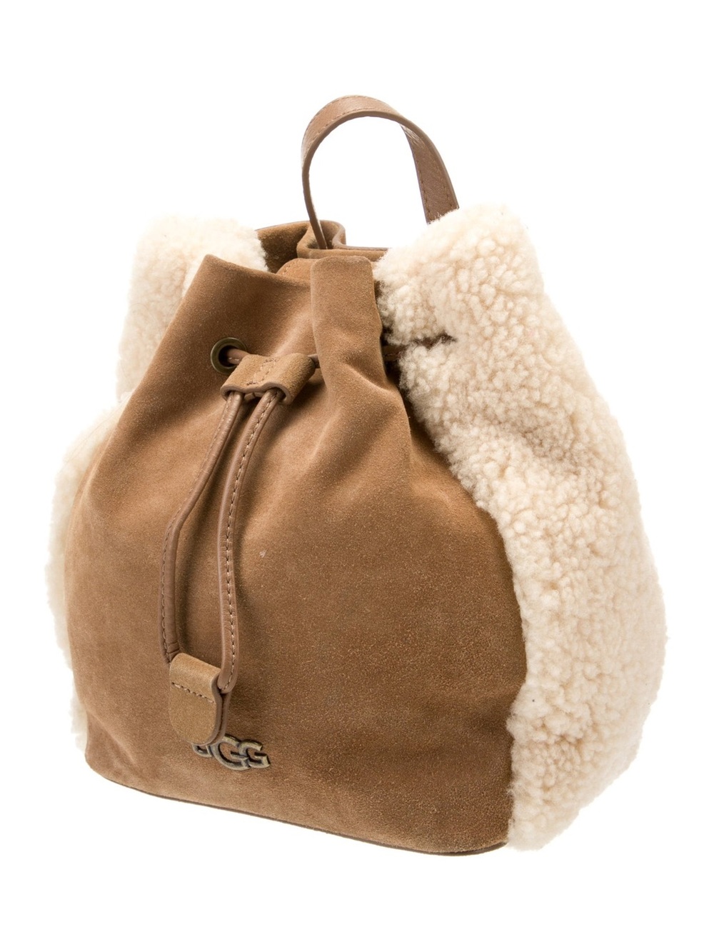 UGG Suede Leather-Trimmed Backpack - Picture 9 of 17
